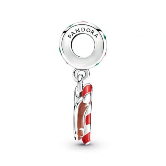 Pandora GINGERBREAD MAN DANGLE CHARM - Picture 3 of 3